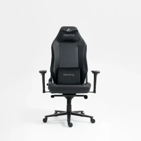 Silla gamer Hype X40 Copper en color negro con detalles en cobre dorado, sistema de reclinación tipo rana, base metálica y reposabrazos 4D.